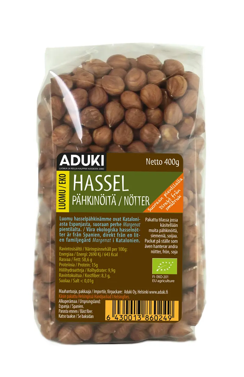 Hasselnötter, 400 g