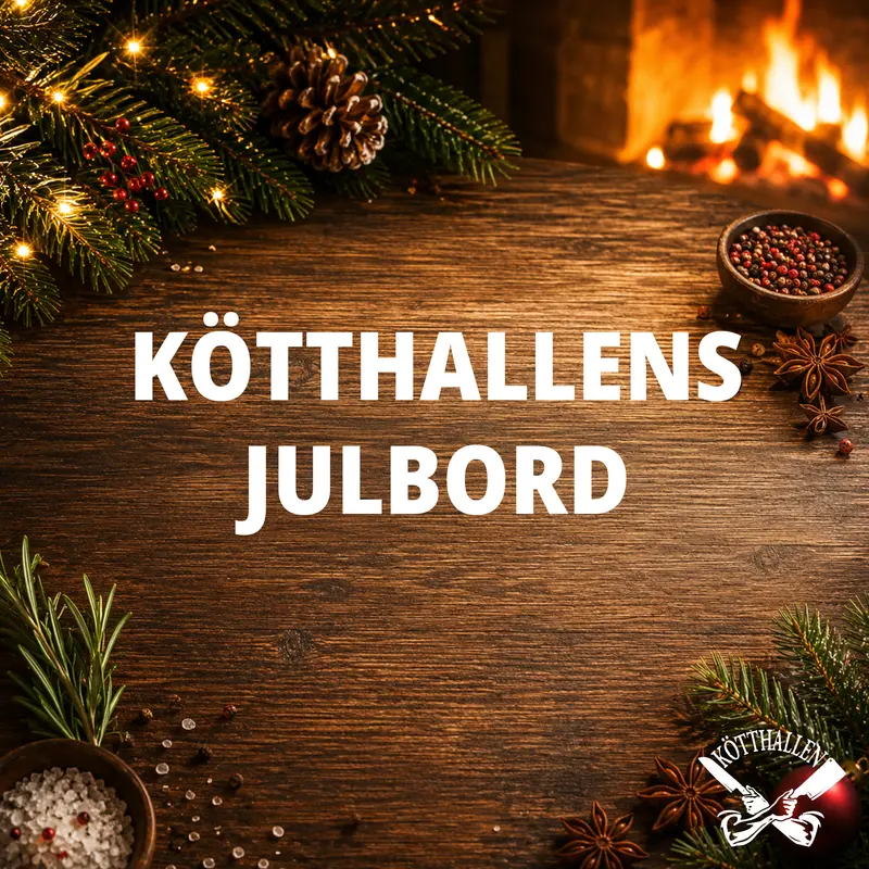 -HEMLEVERANS- KÖTTHALLENS JULBORD