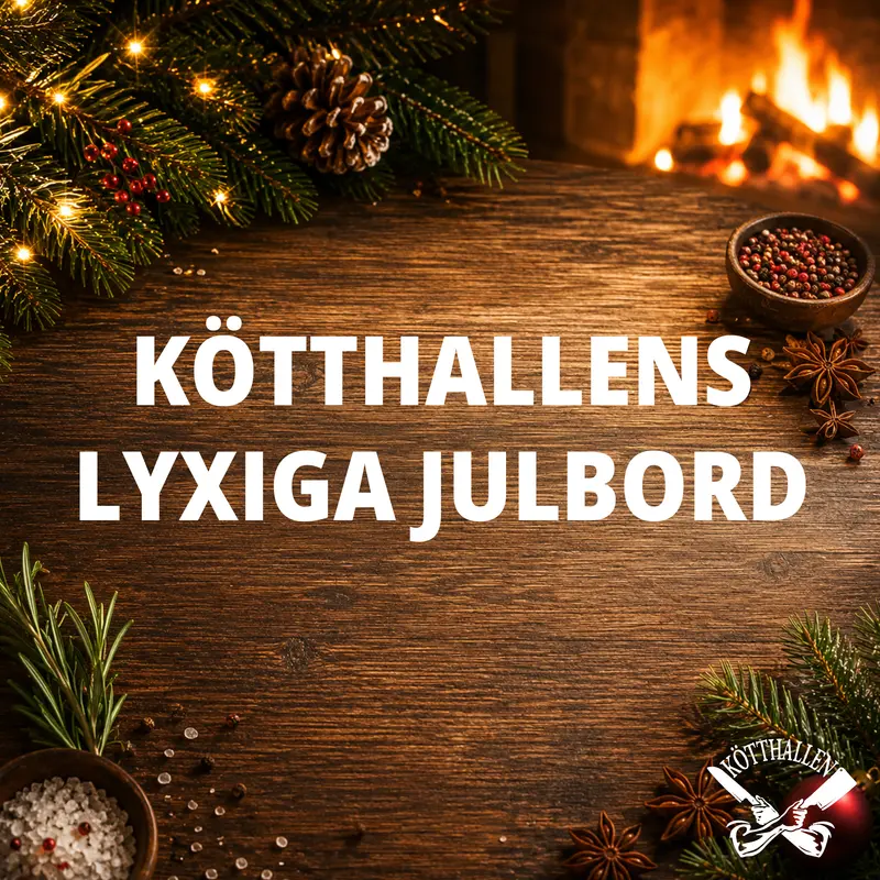 -HEMLEVERANS- KÖTTHALLENS LYXIGA JULBORD