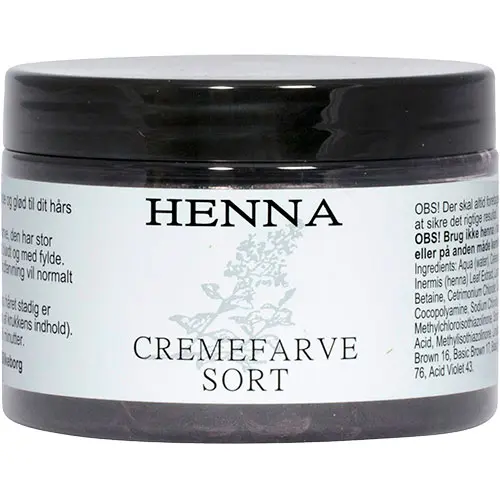 Henna Hårfärg Kräm | Svart