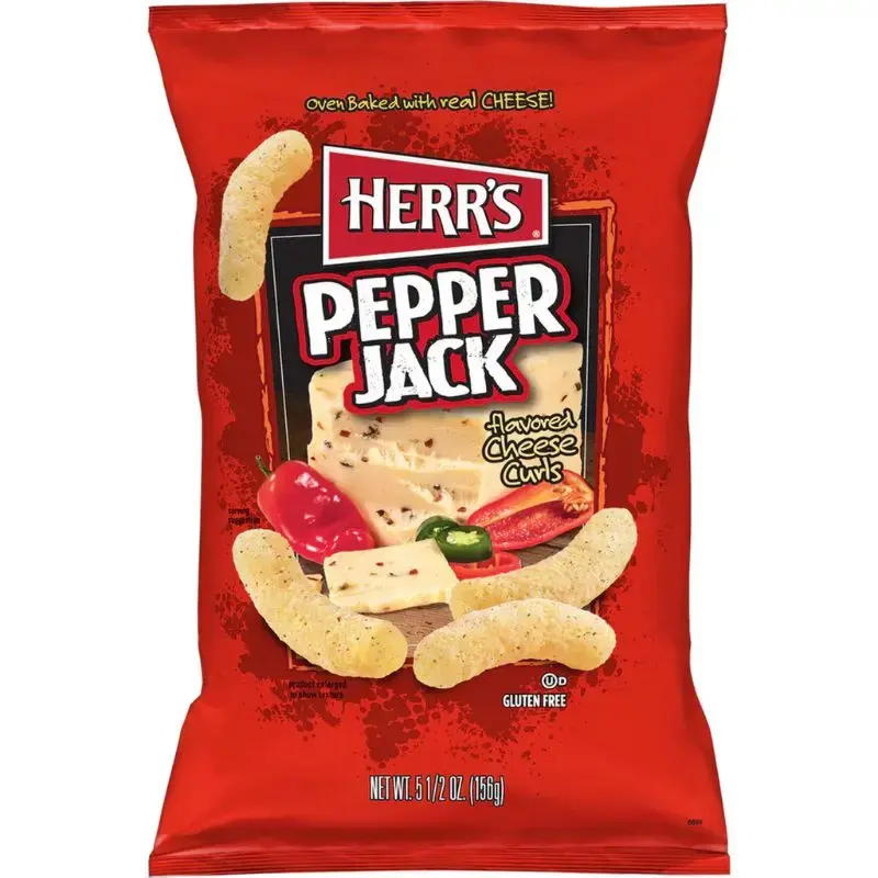 Herr´s Pepper Jack Cheese Curls 156g