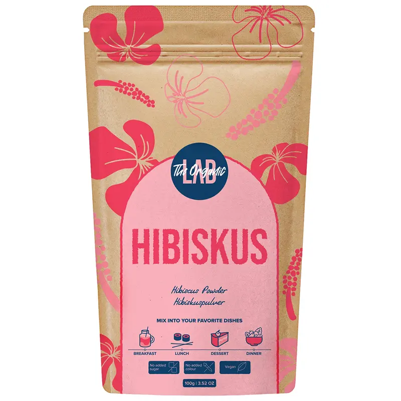 Hibiscus Powder 100 g - The Organic Lab
