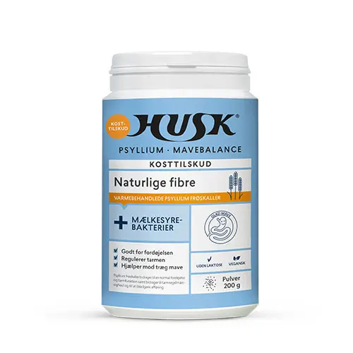 Husk HUSK Mage i Balans Fiber + Mjölksyrabakterier | 200 g