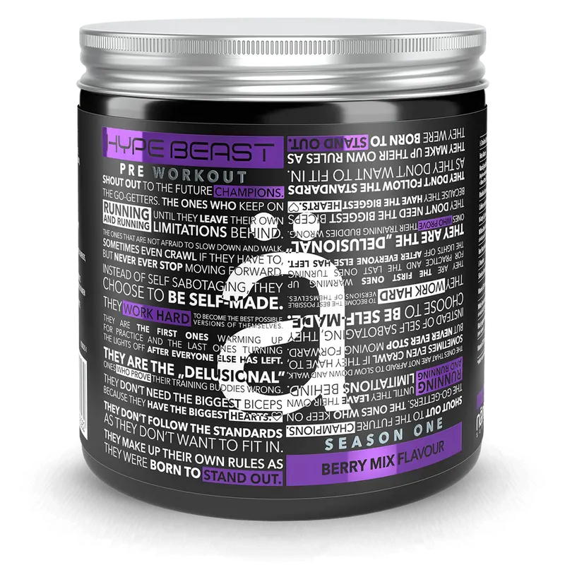 HypeBeast Pre-Workout Berry Mix - 320g.