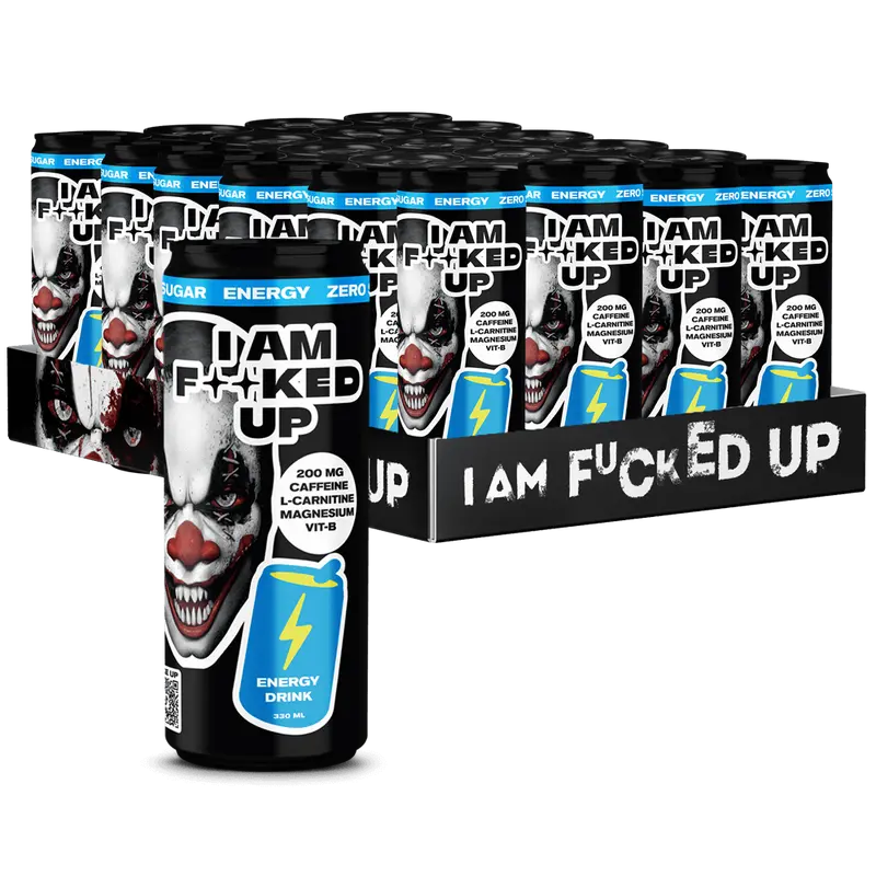 I Am Fucked Up Energy Drink - 24x330ml.