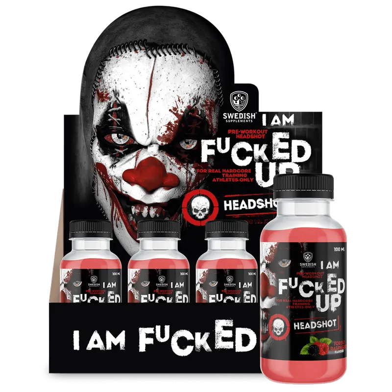 I Am Fucked Up PWO Shot Forest Raspberry - 16x100ml.