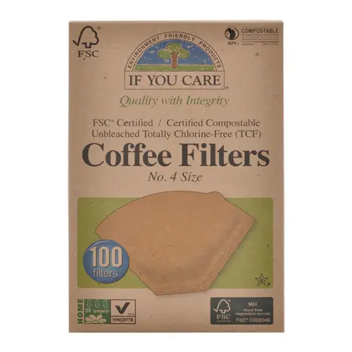If you care Kaffefilter Oblekt Nr. 4