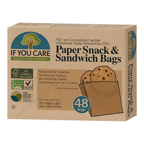 If you care Smörgåspåsar Oblekt