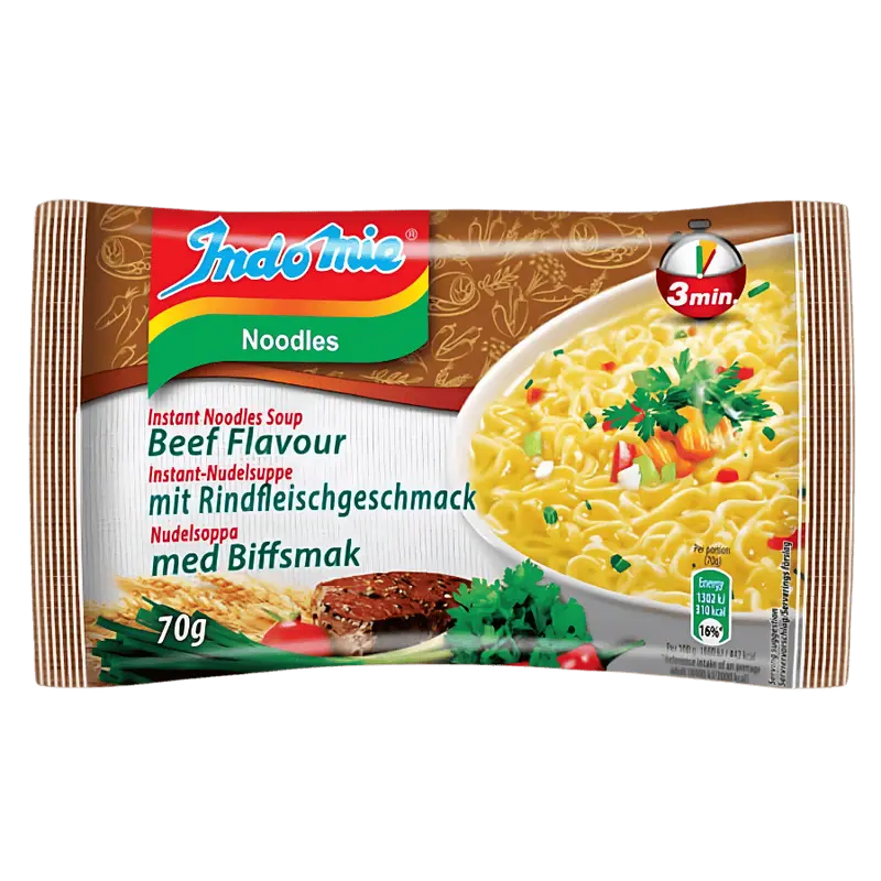 Indomie Beef 8 X 5 Pack X 75 G
