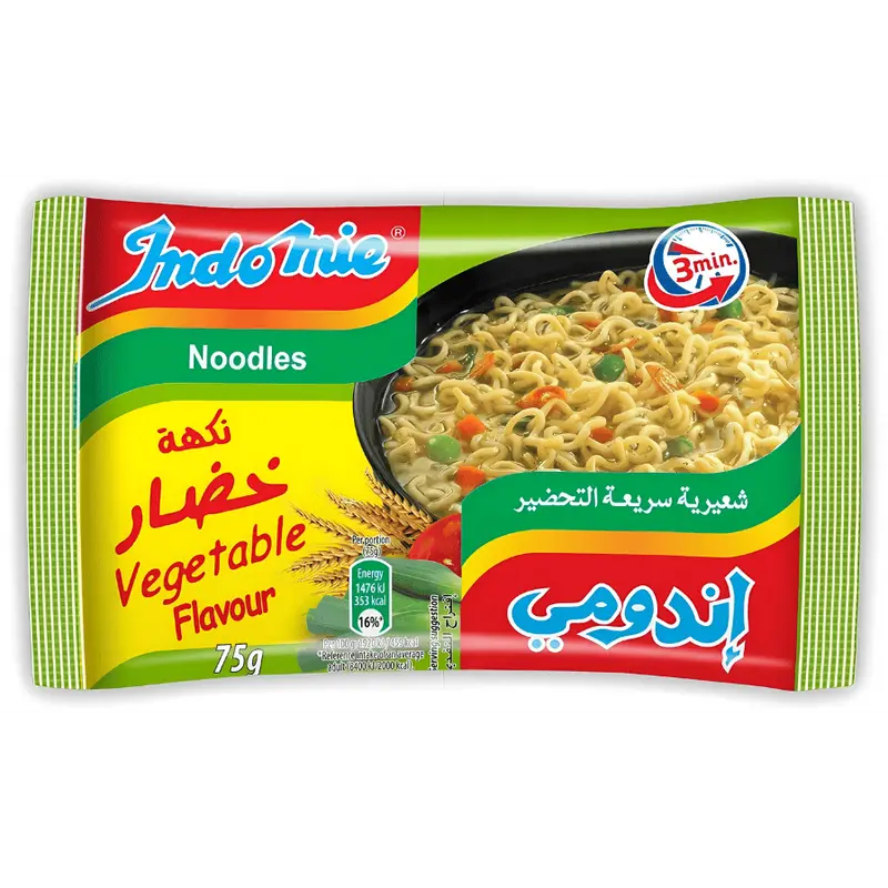 Indomie Vegetable 8 X 5 Pack X 75 G