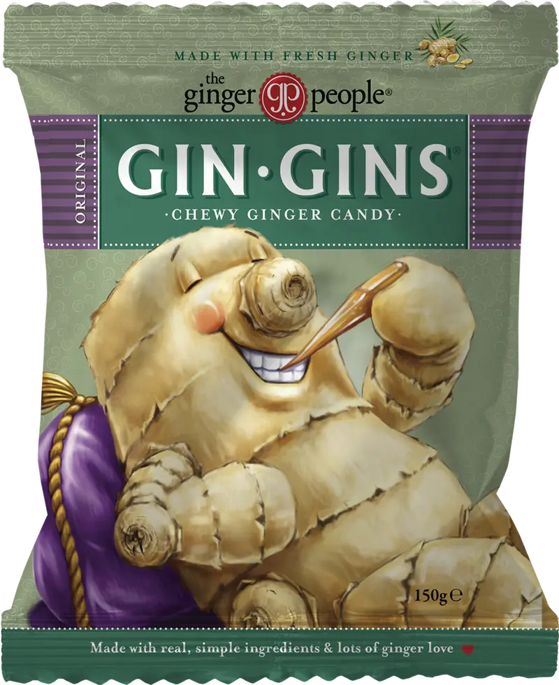 Ingefärskarameller, original, 150 g