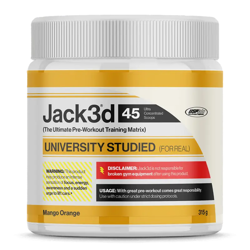 Jack3d Advanced Pre-Workout Mango Orange - 45 serv.