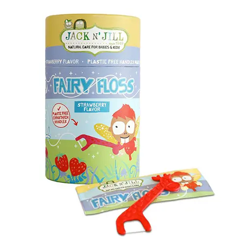 JackNJill Barn Tandtråd Fairy Floss