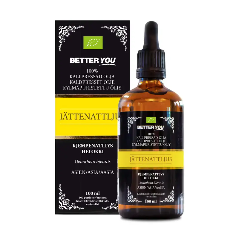 Jättenattljusolja EKO Kallpressad - 100ml