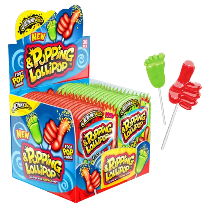 Johny Bee Popping Lollipop 36 X 13 G