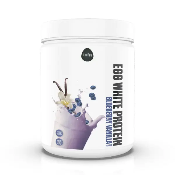 JustEgg Egg White Protein 750 g – Blueberry Vanilla