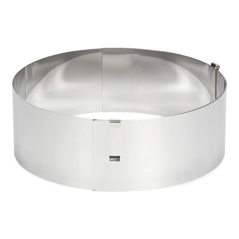 Justerbar tårtring bakring anslagsring 13-31 cm