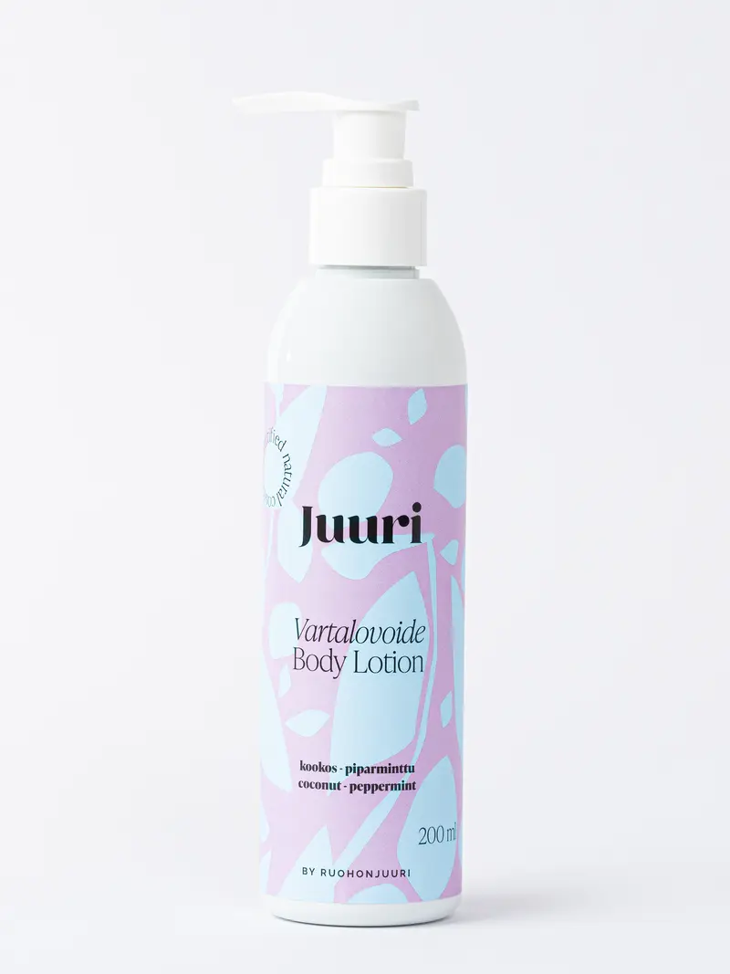 Juuri Kroppslotion, kokos-pepparmynt, 200 ml