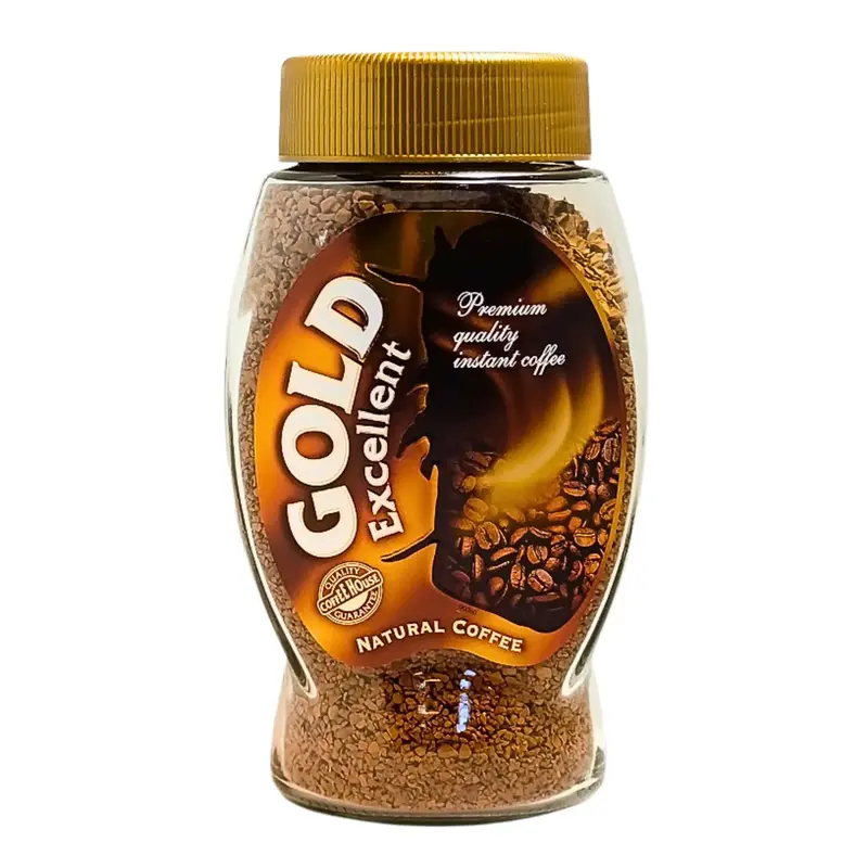 Kaffe Gold Excellent 200g – Premium Frystorkat Snabbkaffe