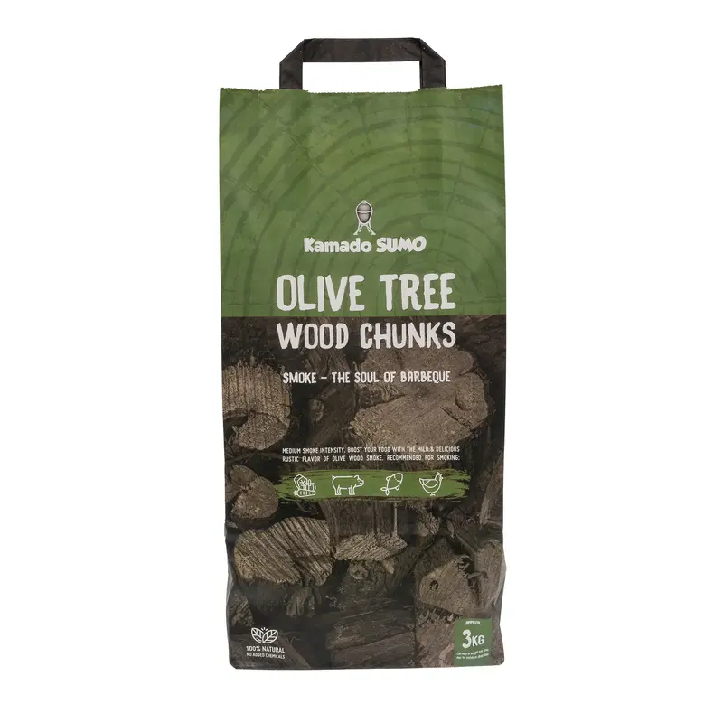 Kamado Sumo - Olivträd Wood Chunks 3 kg