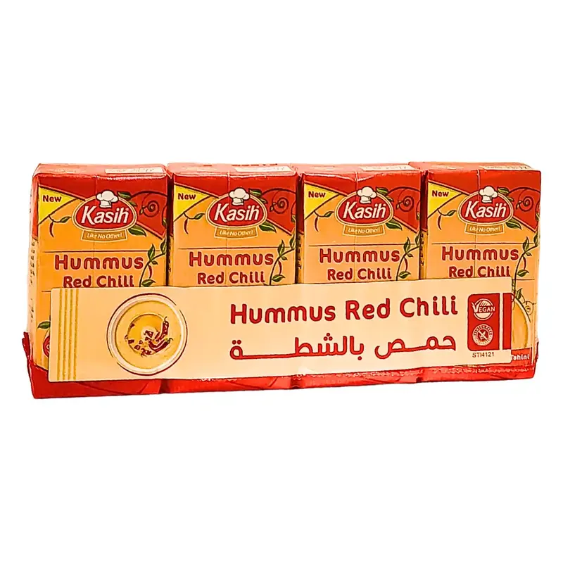 Kasih Hommus Tahina Chili 540g – Krämig Hummus med Hetta