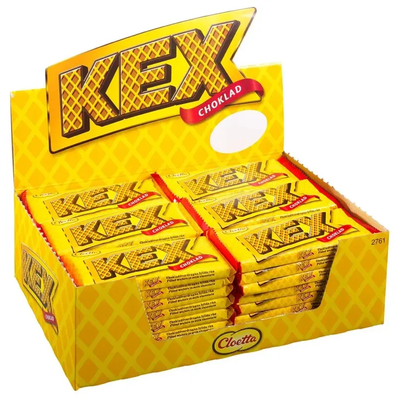 Kexchoklad 60g Hel kartong 48st Storpack