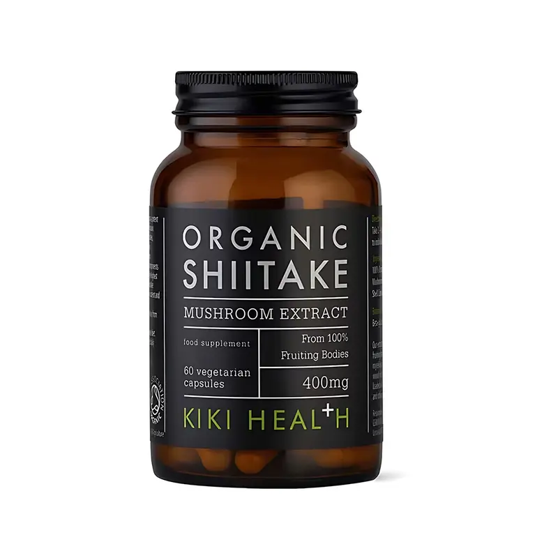 KIKI Health Organic Shiitake Extract Mushroom 60 caps