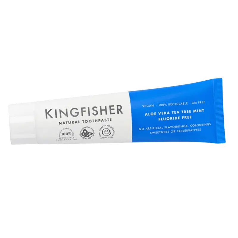 Kingfisher Tandkräm AloeVera & TeaTree Flourfri, 100 ml