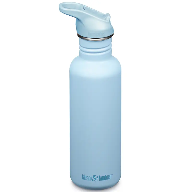 Klean Kanteen - Vattenflaska Classic Flip Seal Sport Cap, Clear Sky - 800 ml