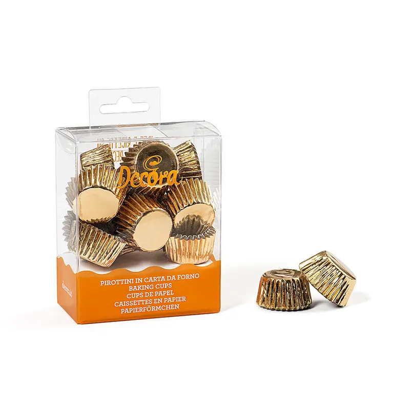 Knäckformar ischokladformar Guld metallic