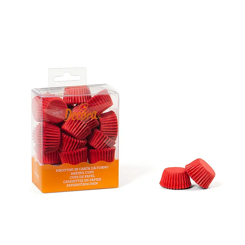 Knäckformar ischokladformar Röd