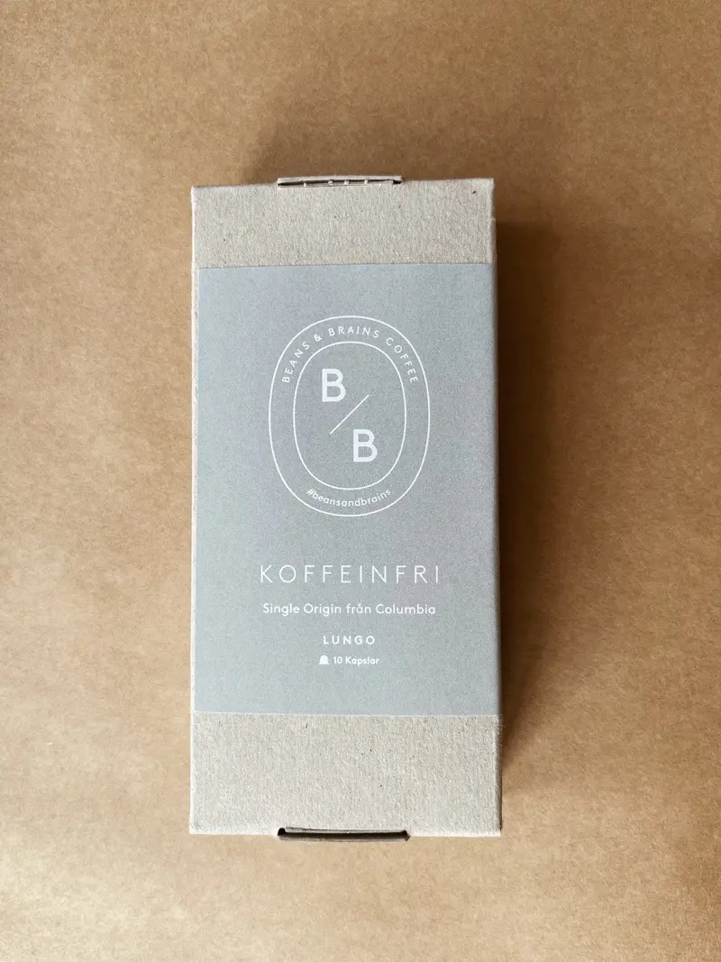 Koffeinfri Lungo – kaffekapsel 100% NEDBRYTBARA