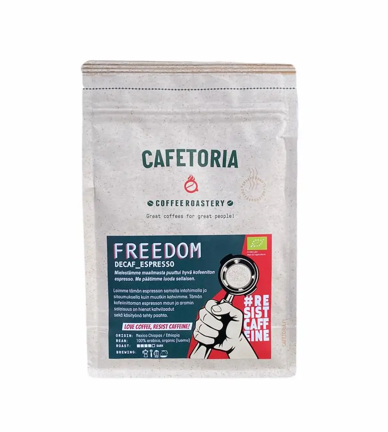 Koffeinfria kaffebönor, Freedom Espresso, 250 g