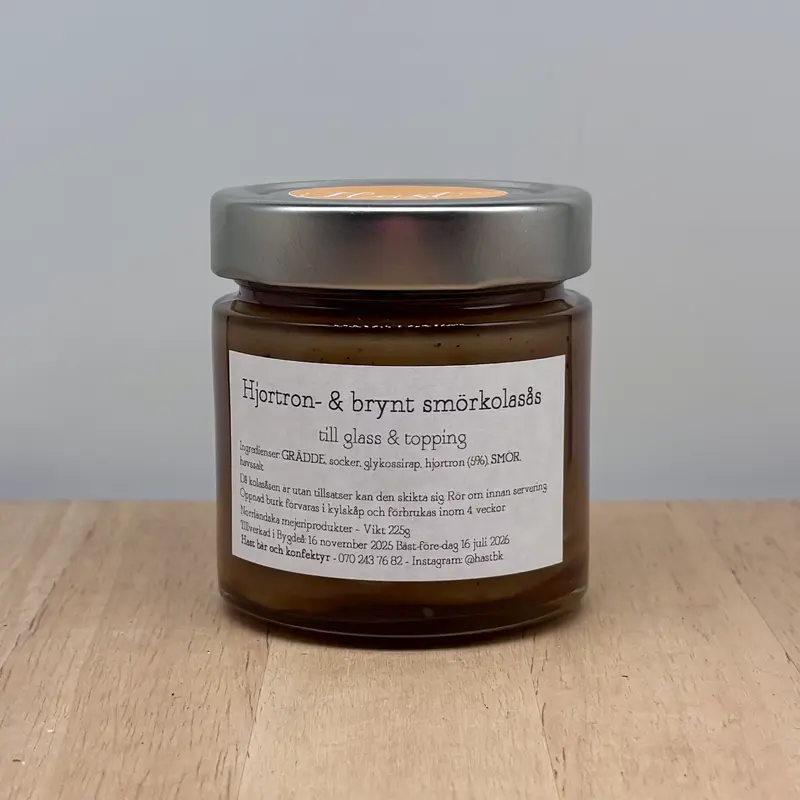 Kolasås Hjortron & Brynt smörkola
