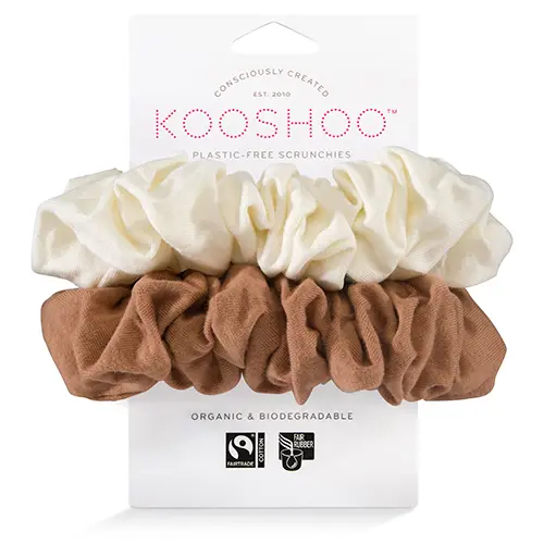 KooShoo Hår Scrunchie Plastfri | Cappuccino