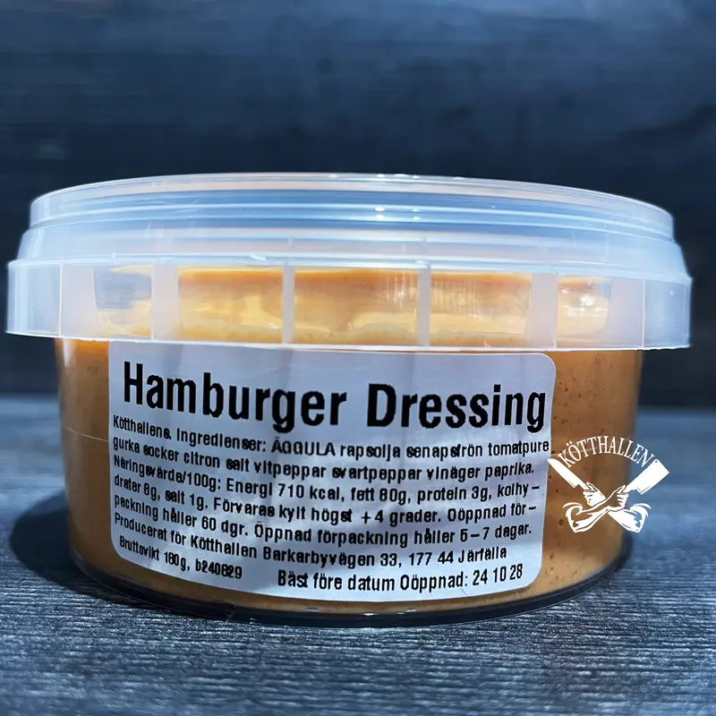 KÖTTHALLENS HAMBURGERDRESSING