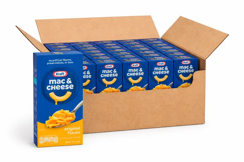 Kraft Mac & Cheese Dinner 207g 35st. Hel kartong Storpack