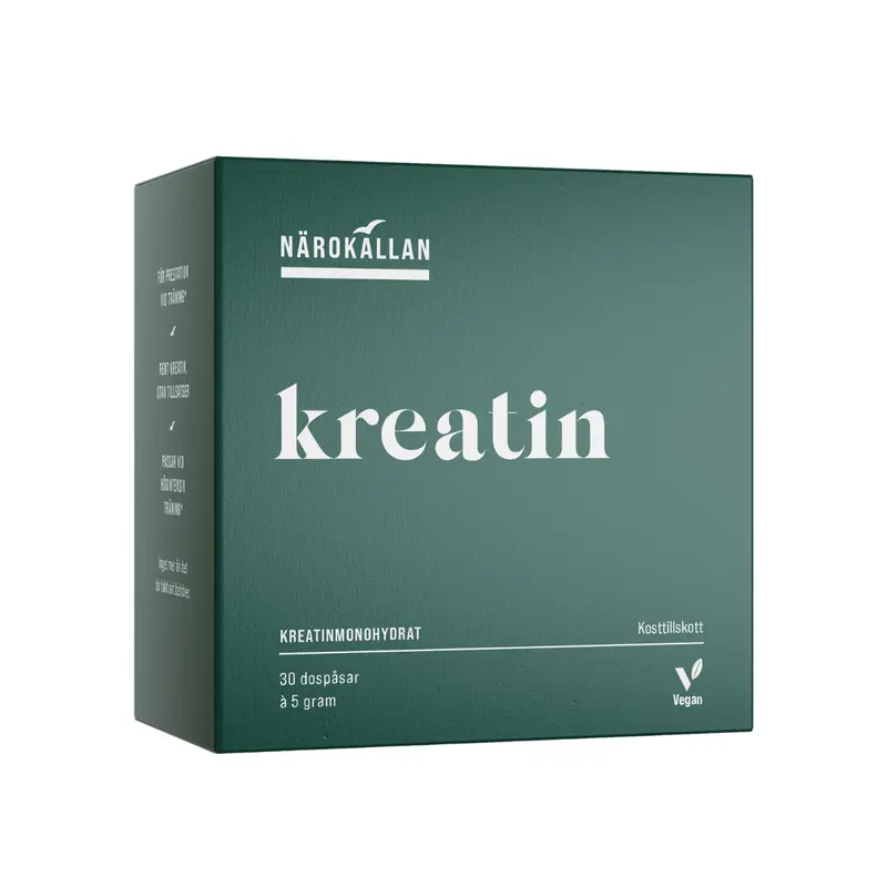 Kreatin 30 dospåsar - Närokällan