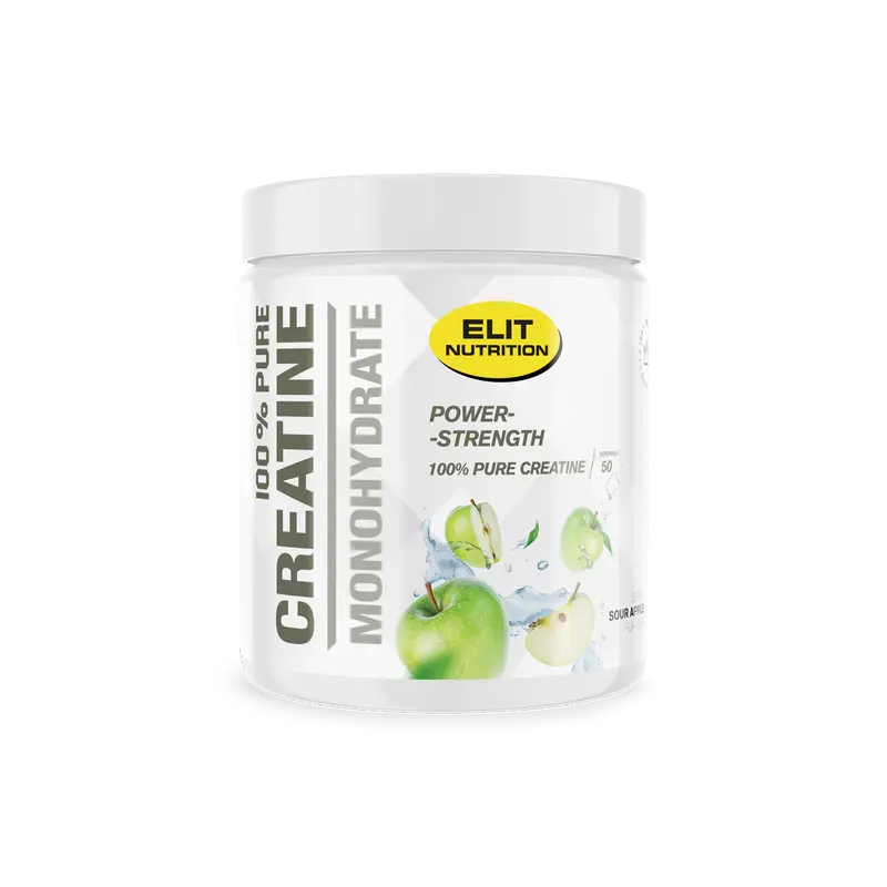 Kreatin monohydrat, ELIT - 100% Pure, 300g - Sur Äpple