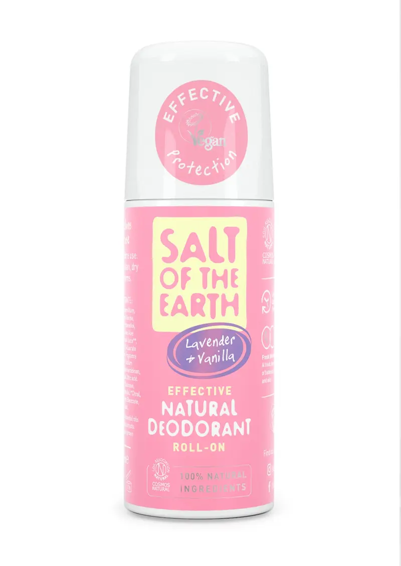 Kristallsalt roll-on, lavendel & vanilj, 75 ml