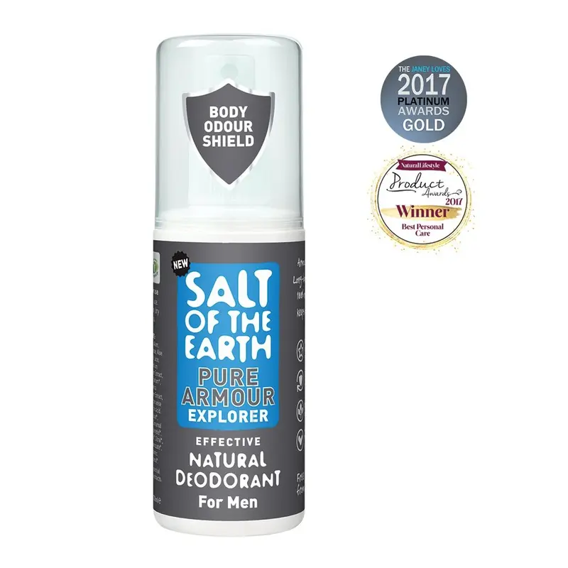 Kristallsalt spraydeo, för män, 100 ml