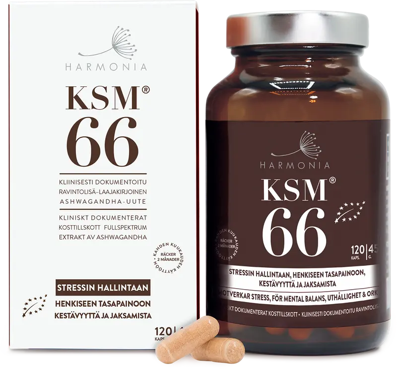 KSM66 Ashwagandha, 120 kapslar
