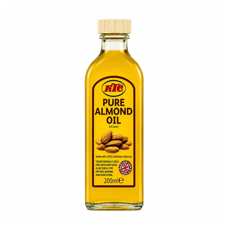 KTC Mandelolja 200ml – Naturlig Skönhet & Vård på Flaska!