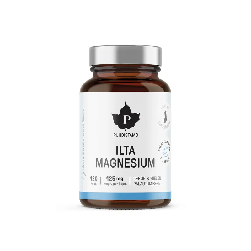 Kvällsmagnesium, 120 kps, 104 g