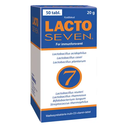 LactoSeven | 50 tabletter
