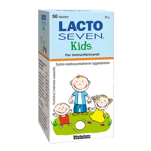 LactoSeven Kids | 50 tabletter