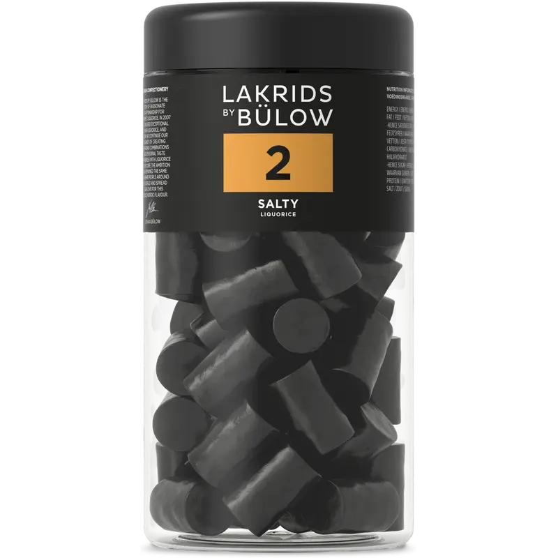 Lakrids By Bülow  Regular No.2 Salty 360g