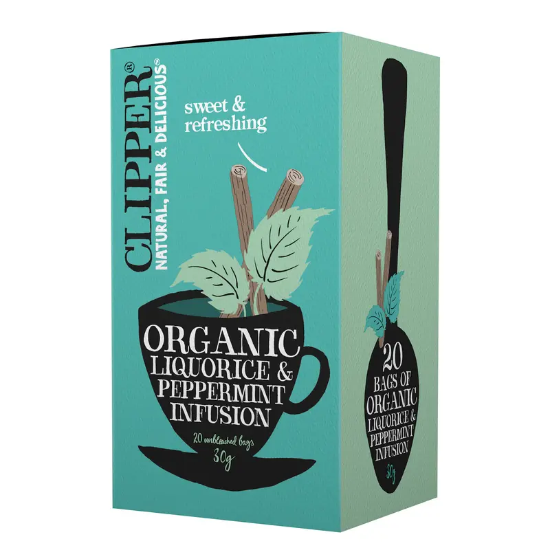 Lakrits och pepparmint örtte, 20 påsar, 30 g