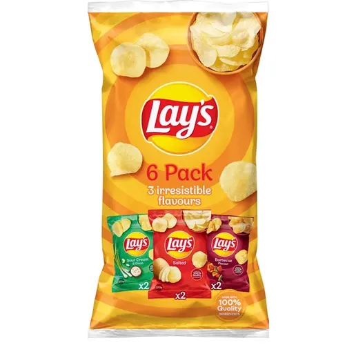 Lays 6-Pack 14 X 165 G