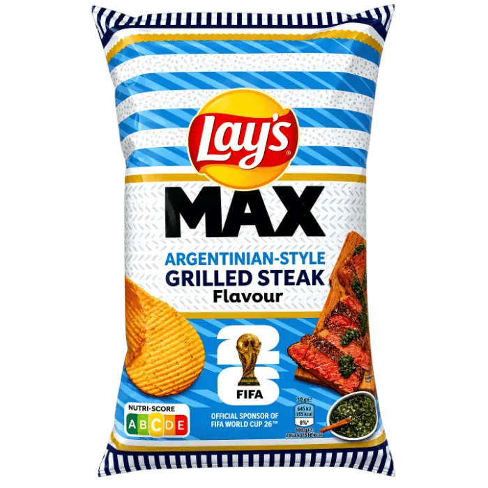Lays Grilled Steak Argentina FIFA Edi. 22 X 185 G